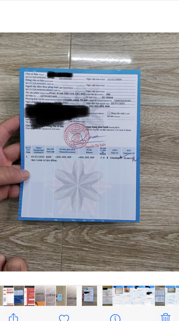 dịch vụ làm sổ tiết kiệm giả bằng công nghệ tiên tiến và kỹ thuật hoàn mỹ nhất hiện nay